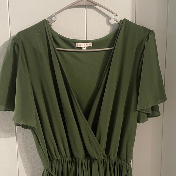 Emerald Green Baltic Born Maxi Dress - Bridesmaid / Wedding Guest - Picture 4 of 6